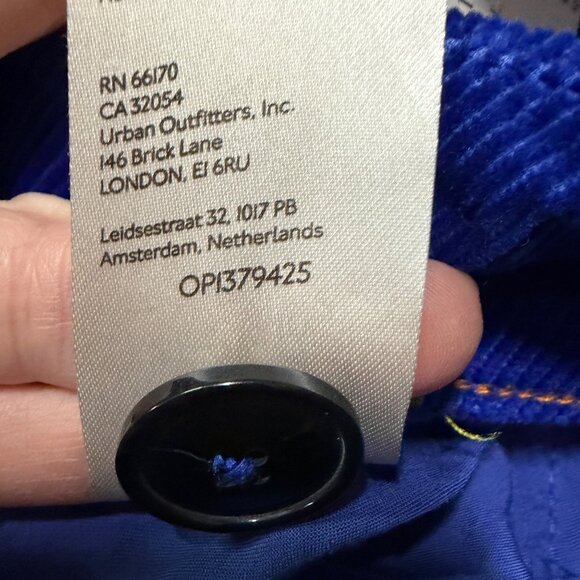 Maeve Anthropologie Colette Corduroy Wide-Leg Pants Womens Size 18W Blue Boho - Picture 7 of 10